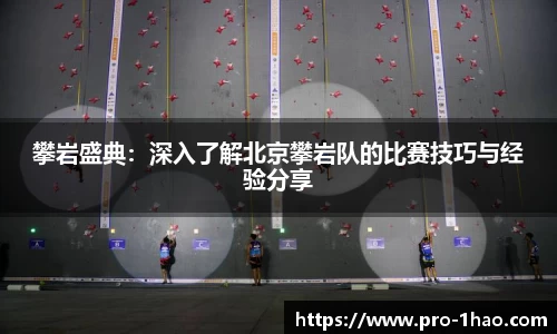 攀岩盛典：深入了解北京攀岩队的比赛技巧与经验分享